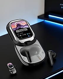 LED Ekranlı Bluetooth Kulaklık Oyun & Müzik Modu UCZZZSEONEKULAKLIK-6
