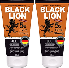 BLACK LİON GİNSENGLİ EPİMEDYUMLU 2 ADET ERKEKLERE ÖZEL KATILIK VEREN ŞEKİLLENDİRİCİ UZUN DENEYİM KREMİ 50 ML