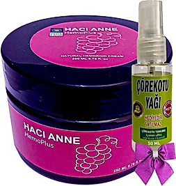 SÜPER HACI ANNE HEMOPLUS KREMİ 200 ML + ÇÖREK OTU YAĞI 30 ML