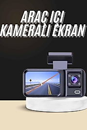 1080p Sürüş Kaydedici 2 İnç Araç Araba Ön İç Arka DVR IPS Ekran