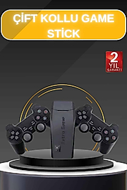 Game Stick El Atarisi 2.4g Kablosuz Çift Kol Oyunlar 4k Game Stick 3500 Oyunlu Atari Uyumlu