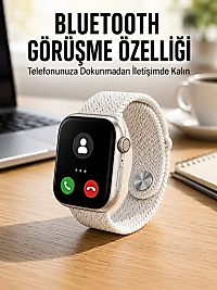 Akıllı Saat Tema Değiştirme Uyku ve Sağlık Takibi Bluetooth Bağlantılı