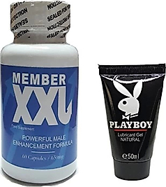 MEMBER HİNTOHU MEMBER XXL ERKEKLERE ÖZEL 60’LI + PLAYBOY 50 ML JEL