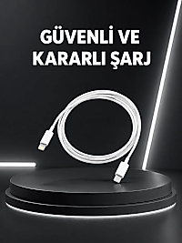 Dayanıklı TPE Lightning Kablo – 30W Hızlı Şarj ve Veri Transferi