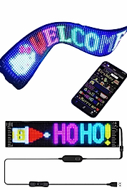 Kumandalı App Kontrollü LED Ekran 16X192 Led Matrix Araç Camı Yazısı