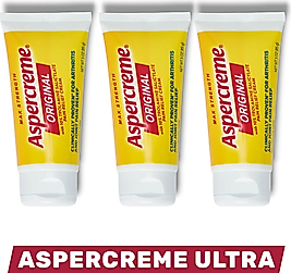 ASPERCREME ULTRA VÜCUT AĞRILARINDA ETKİLİ BİTKİSEL IÇERİKLİ MASAJ KREMİ 50 ML X 3 ADET