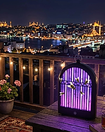 Şarjlı UV Sivrisinek Öldürücü Lamba Sessiz ve