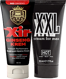 XİR DELAYCREAM 50 ML + HOTXXL CREAM 50 ML ERKEĞE ÖZEL SET