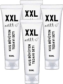 SÜPER KUŞ BÜÜYÜTÜCÜ XXLCREAM MEN ENLRGR 4LÜ ADET X 50 ML ERKEKLERE ÖZEL KREM