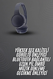 Kulak Üstü Bluetooth Kulaklık Ayarlanabilir Uzun Ömürlü UCZZZHN01KULAKLIKKKKK2-1