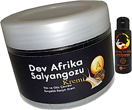 GİANT ANTİ-AGİNG 100ML DEV AFRİKASALYANGOZU KREMİ + L.KAMASUTRA ANALTİGHTENİNG KREM 60 ML