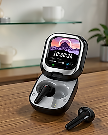 Bluetooth 5.4 Kulaklık + Akıllı Ekranlı Şarj Kutusu XUCZZZSEONEKULAKLIK-1-1