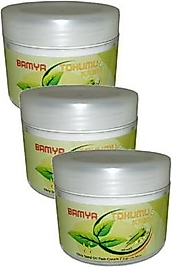 VÜCUT SIZILARINI GİDEREN BAMYA TOHUMU YAĞLI BAKIM VE MESAJ KREMİ 100 ML X 3 ADET