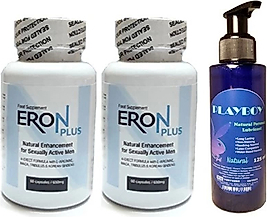 PLAYBOY LUBRİCANT 125ML JEL +2 ADET ERON PLUS 60LI ERKEKLERE ÖZEL