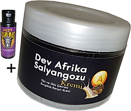 GİANT YÀŞLANMA KARŞITI SALYANGOZKREMİ 100ML DEV AFRİKASALYANGOZU + HOTRHİNO VAJİNAŞEKİLLENDİRİCİ KREM 60 ML