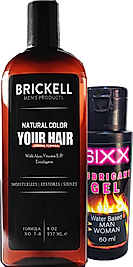 BRİCKELL ERKEK 237 ML ŞAMPUAN SAÇSAKAL ANTİ-BEYAZ + 1SIXX BAYAN BAY KAYGAN LUBRİKANTKREM 60 ML