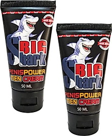 SÜPER BİG SHARK POWER CREAM S ERKEKLERE KREMİ 50 ML X 2 ADET