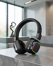 Katlanabilir Işık Efektli Bluetooth 5.3 Kulaklık UCZZZXY30SODO-7