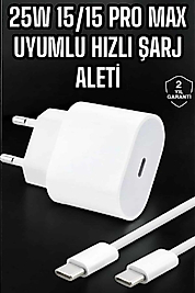 Şarj Seti 15/15 Pro Max Uyumlu Hızlı Şarj UUCZ25WİPHONEŞARJ2