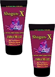 SHOGUN -X EXTRA CREAM ERKEKLER IÇİN KREMİ 50ML X 2 ADET