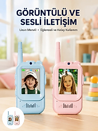 Uzun Menzilli Video Walkie Talkie Eğitici ve Eğlenceli Oyuncak