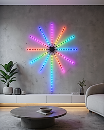 RGB LED Duvar Işığı Telefon Kontrollü UCZZDP626IŞIK-1-1