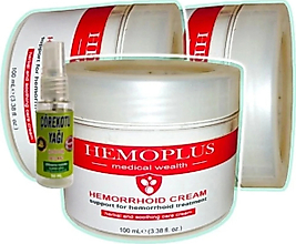 SÜPER HEMOPLUS KREM 100 ML X 3 ADET + ÇÖREK OTU YAĞI 30 ML