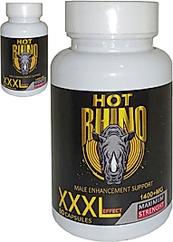 HOTRHİNO XXXLCAPSULES FOR MEN 60 PCS 2 ADET ERKEKLER IÇİN BÜYÜTÜCÜKAPSÜLLER 60 LI