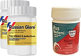 OLEGOVİCH MEDİCİNE TÜY DÖKÜCÜ AZALTICI MERHEM 50 ML 2 ADET + GENİTAL BÖLGE MERHEMİ