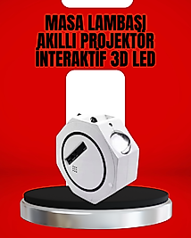 Taşınabilir 360° Ayarlanabilir Gökyüzü Projeksiyon Lambası