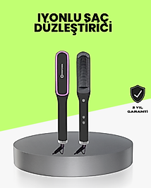 Ayarlanabilir Isılı Saç Düzleştirici Tarak İyon Teknolojili