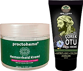 PROCTOHEMO 100 ML KREMİ + IBN-I SİNA ÇÖREK OTU KREMİ 50 ML