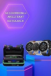 Yeni Nesil Akıllı Saat Ve Bluetooth Kulaklık Titreşim Bildirimleri Uyku Takibi