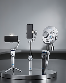 3 Eksenli Telefon Gimbal AI Takip Katlanabilir UCZZPDM01GİMBEL-1
