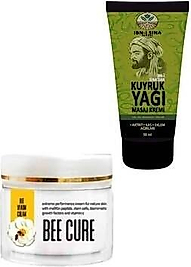 IBNİ SİNA AKTAR KUYRUK YAĞLI VÜCUT AĞRILARINI DİNDİREN KREM 1 AD. VE BEE CURE ARI ZEHRİ KREMİ İLE
