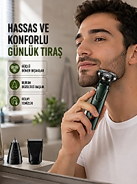 Kablosuz Şarjlı Çok Amaçlı Tıraş Makinesi