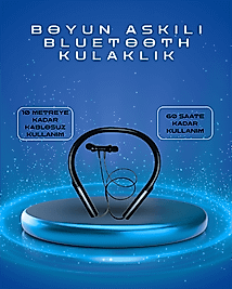 Boyun Bantlı Bluetooth Kulaklık Type-C Şarjlı PG-100 UUCZZZ60SAAT-1