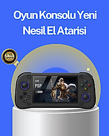 4.3” HD Ekranlı El Konsolu 64GB Hafıza Kartı ve 10000 Yüklü Oyun