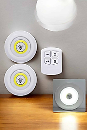 LED Mutfak Dolap Altı Işığı Uzaktan Kumandalı 3'lü UCZ3LÜLAMBA2