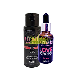 RİTMİX BAY BAYAN 60 ML LUBRİCANTGEL+ ERKEKLERE ÖZEL CİNSELDAMLA 30 ML
