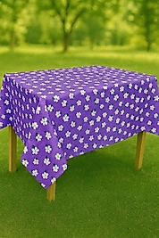 Masa Örtüsü & Piknik Örtsü -Raşel Kumaş 120 cm X 160 cm -Papatya Desenli