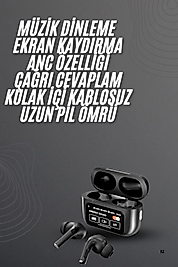 Pro Ekranlı Bluetooth Kulaklık 5.0 UCZZZL58KULAKLIKKKKK3-1