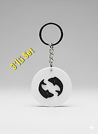 Burç Anahtarlık -Balık Burcu-3'lü