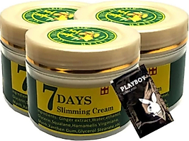 7DAYS GİNGER 3X ADET MİRACLE SLİMMİNG CREAM 100 ML SEL KREMİ + 1 ADET JEL HEDİYE