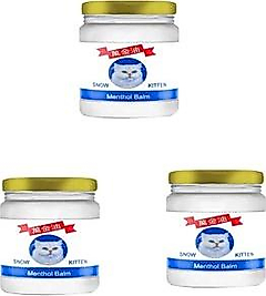 SNOW KİTTEN KREM MUCİZE FITIK SIZILARINI ÖNLEYİCİ MENTHOL BALM KREMİ 50 ML X 3 ADET