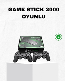 4K Destekli Kablosuz Retro Atari Oyun Konsolu – 20000 Oyun, 2 Kolu