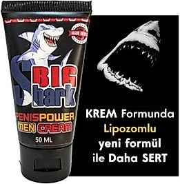 BİG SHARK ASİMOX POWER MEN CREAM 50 ML/LIPOZOMLU FORMÜL İLE DAHA SERT
