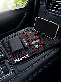 Araç Konsolu Telefon Standlı Silikon Organizer Mat UCZZNUMARATORPAD-5