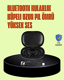 13 mm Sürücü Teknolojisiyle Yüksek Ses Kalitesi – Klipsli Spor Kulaklık