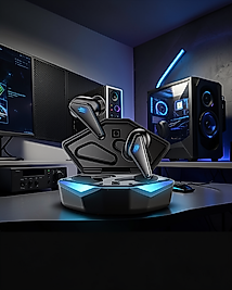Oyuncu Kulaklık RGB Işıklı Düşük Gecikmeli UCZZZK55KULAKLIKKK2-1